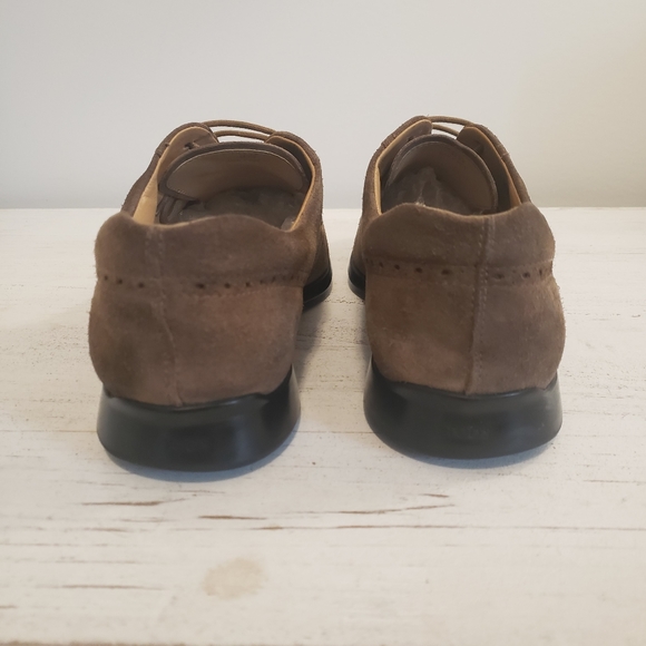 Tod's Men's DERBY Shoes Suede Oxfords Sneakers Lug Sole Lace Up Shoe Size 8.5 - Picture 5 of 8